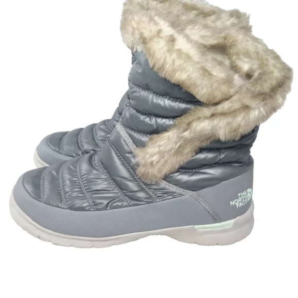 The North Face Thermoball Microbaffle Bootie II Women's Size 10 Gray Winter - Picture 4 of 11